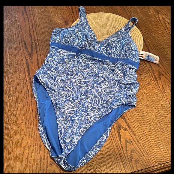 Lole Tummy Tuck One Piece Swimsuit Size 16 - Picture 8 of 10